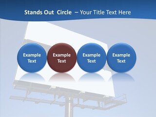 Lighting White Sign PowerPoint Template