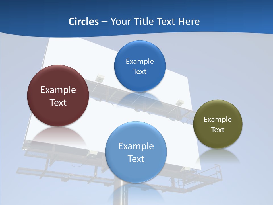 Lighting White Sign PowerPoint Template