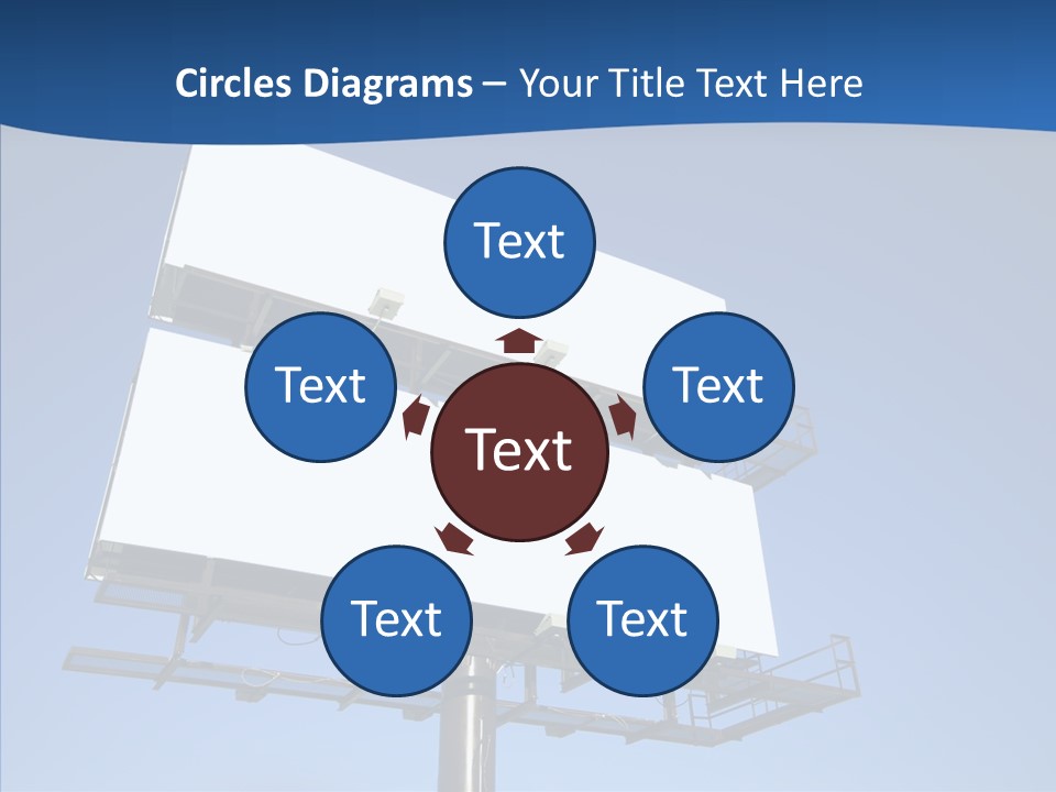 Lighting White Sign PowerPoint Template