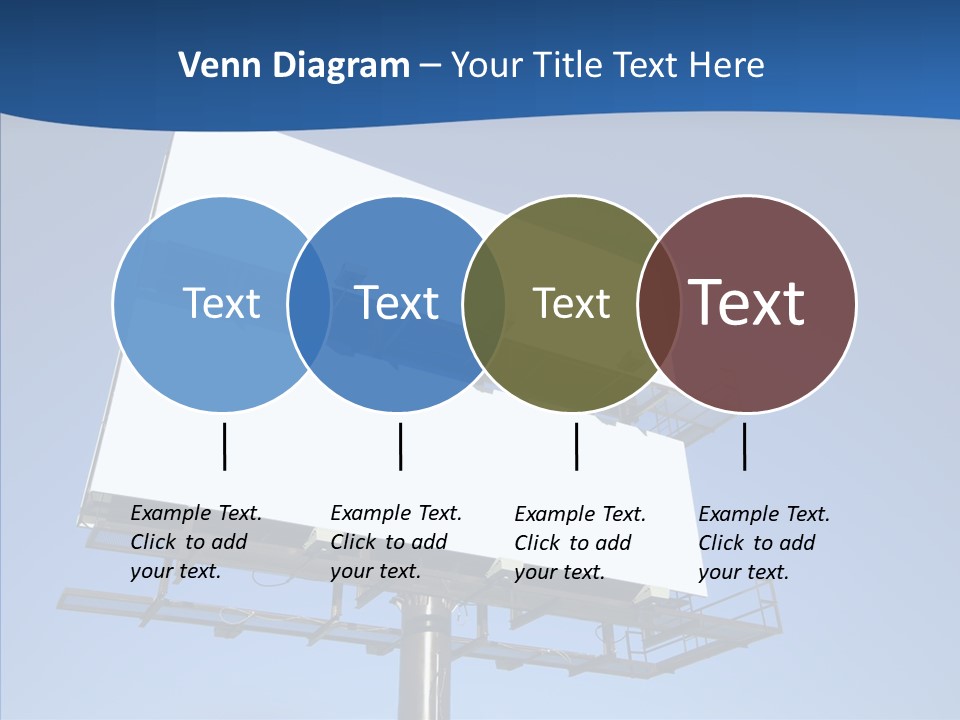 Lighting White Sign PowerPoint Template