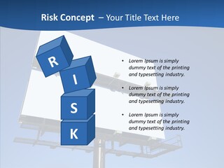 Lighting White Sign PowerPoint Template