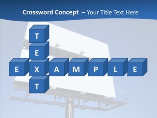 Lighting White Sign PowerPoint Template