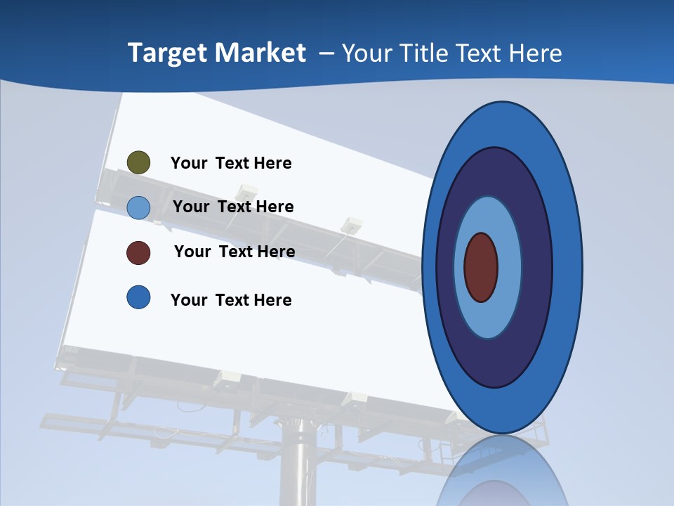 Lighting White Sign PowerPoint Template