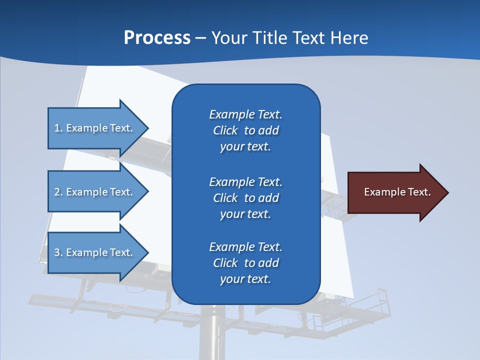 Lighting White Sign PowerPoint Template