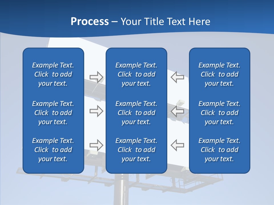 Lighting White Sign PowerPoint Template