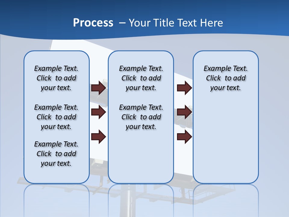 Lighting White Sign PowerPoint Template