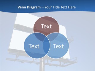 Lighting White Sign PowerPoint Template