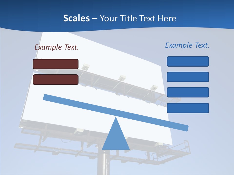 Lighting White Sign PowerPoint Template