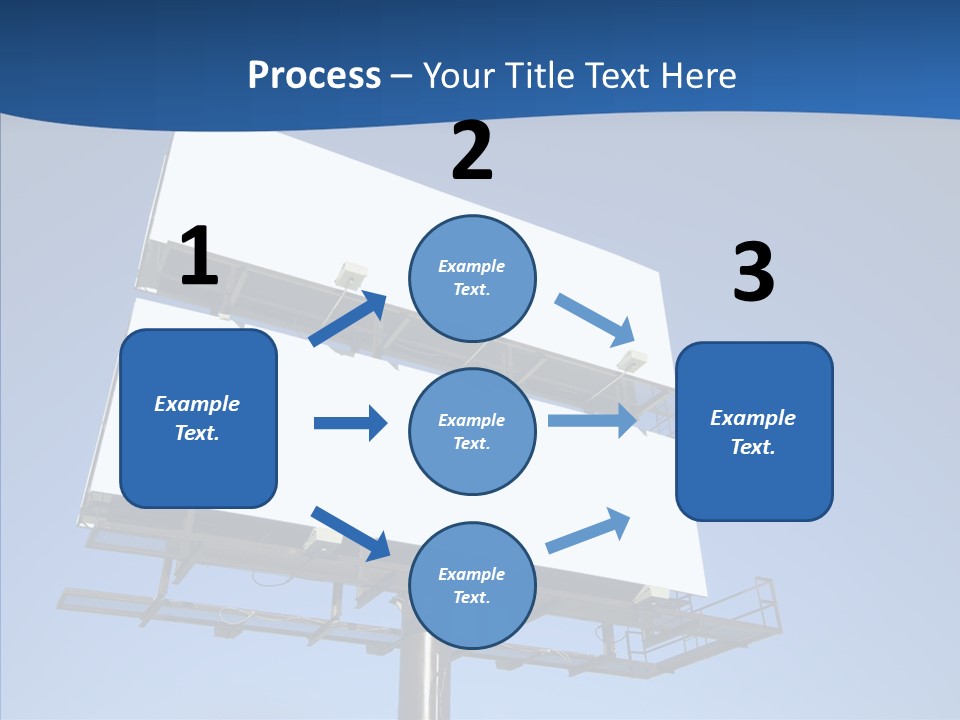 Lighting White Sign PowerPoint Template