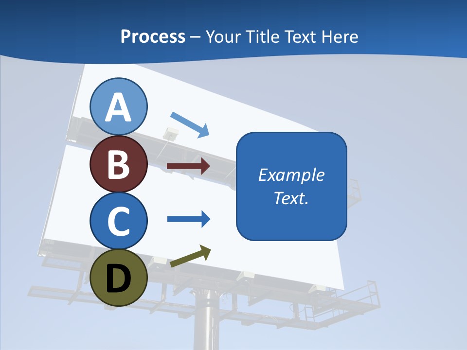 Lighting White Sign PowerPoint Template