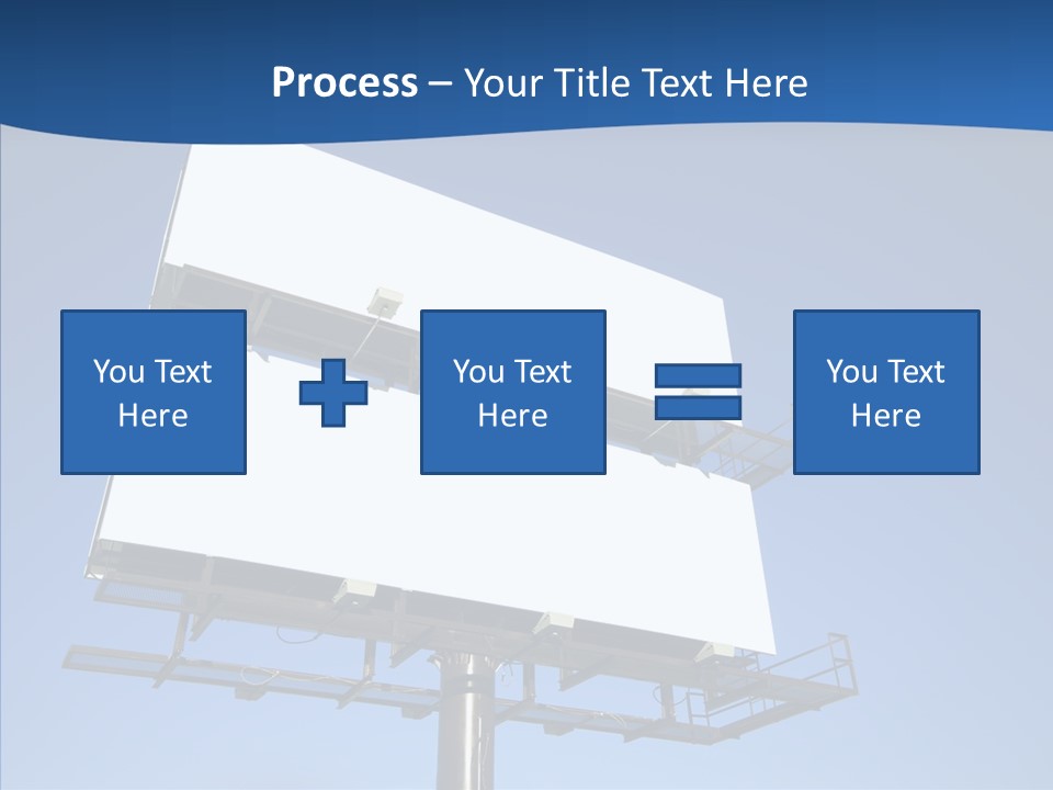 Lighting White Sign PowerPoint Template