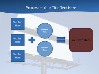 Lighting White Sign PowerPoint Template