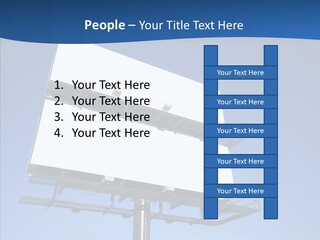 Lighting White Sign PowerPoint Template
