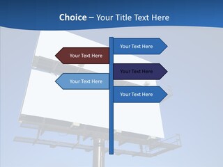 Lighting White Sign PowerPoint Template