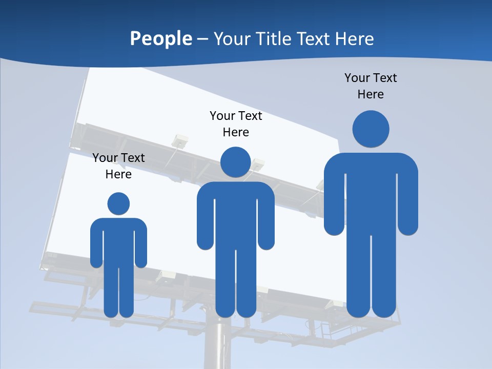 Lighting White Sign PowerPoint Template