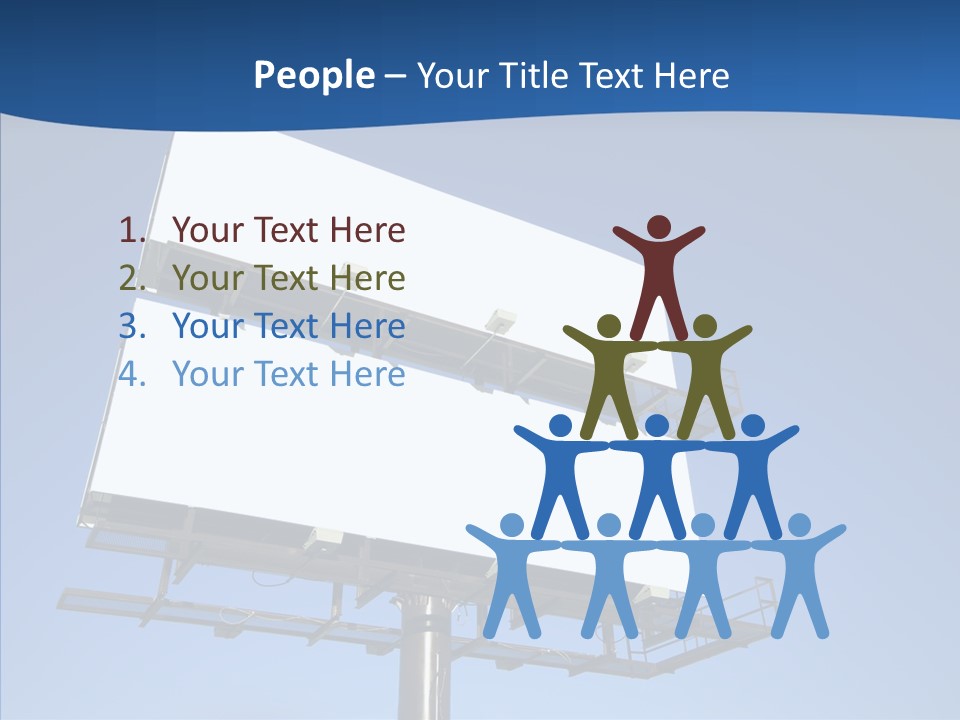 Lighting White Sign PowerPoint Template