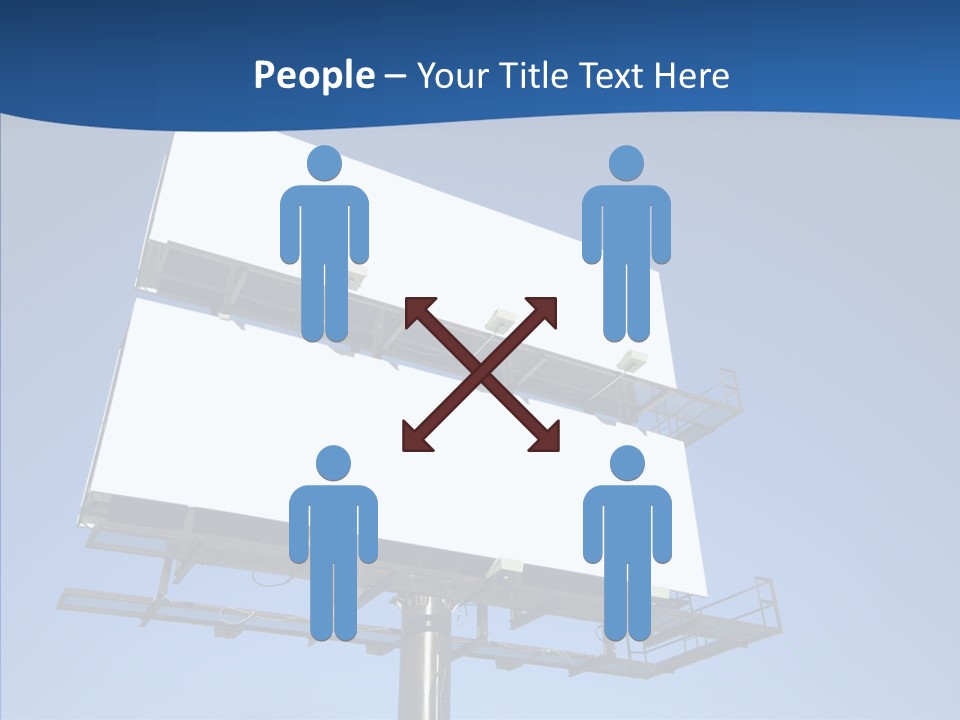 Lighting White Sign PowerPoint Template