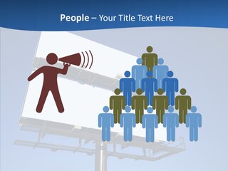 Lighting White Sign PowerPoint Template