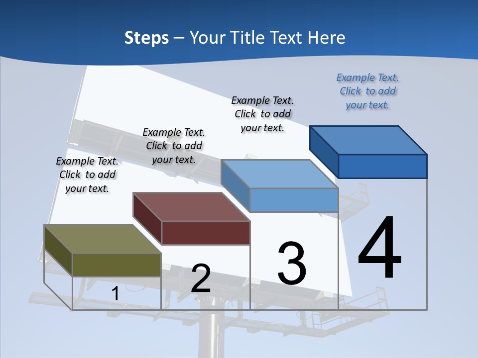 Lighting White Sign PowerPoint Template