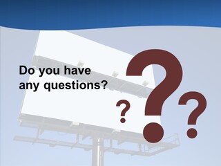 Lighting White Sign PowerPoint Template