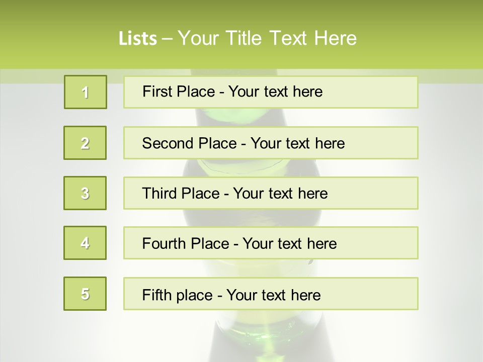 Alcohol Glass Refreshing PowerPoint Template