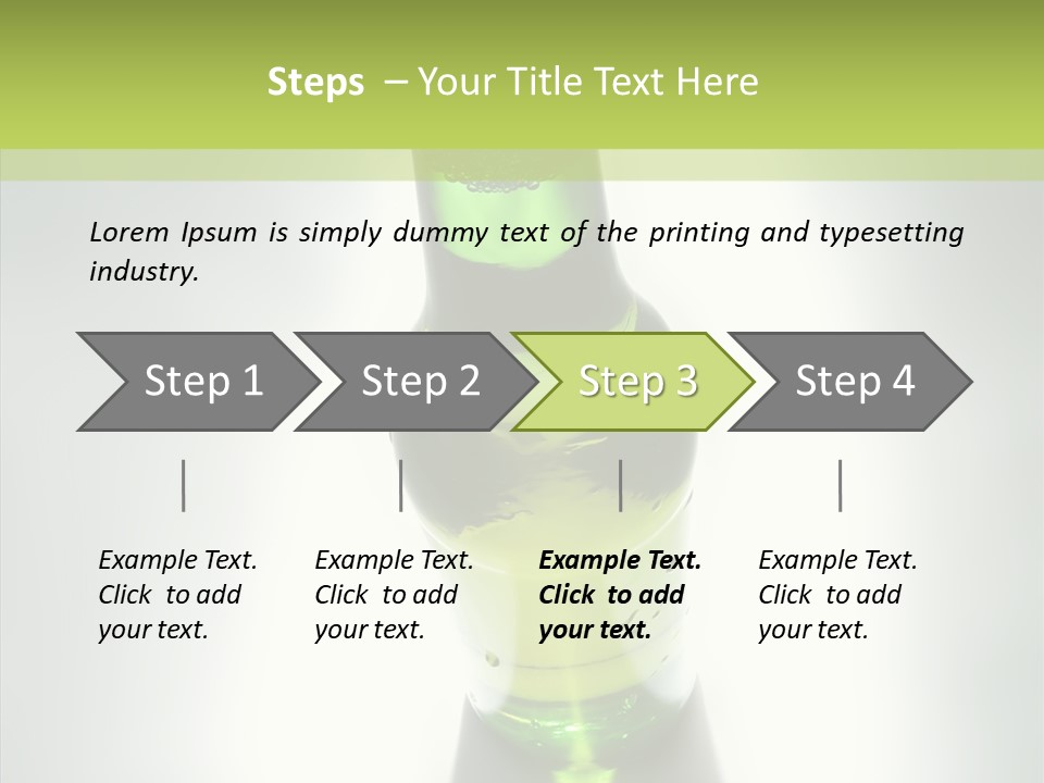 Alcohol Glass Refreshing PowerPoint Template