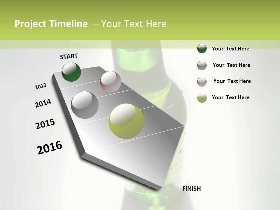 Alcohol Glass Refreshing PowerPoint Template