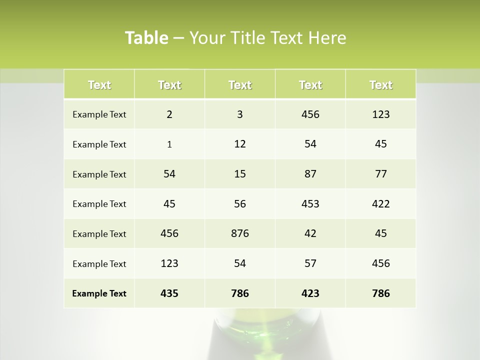 Alcohol Glass Refreshing PowerPoint Template