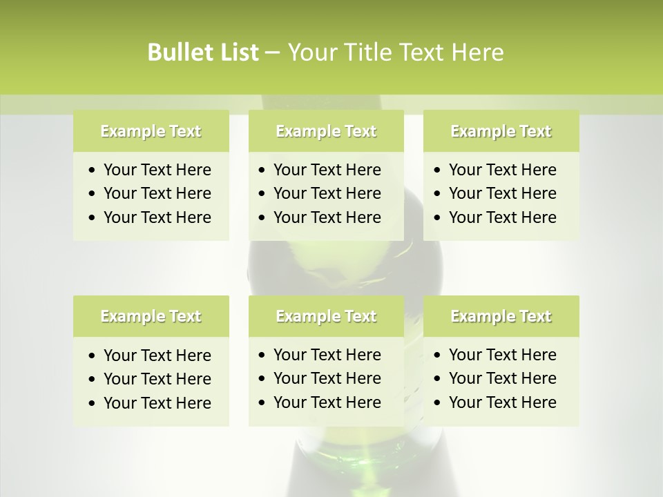 Alcohol Glass Refreshing PowerPoint Template