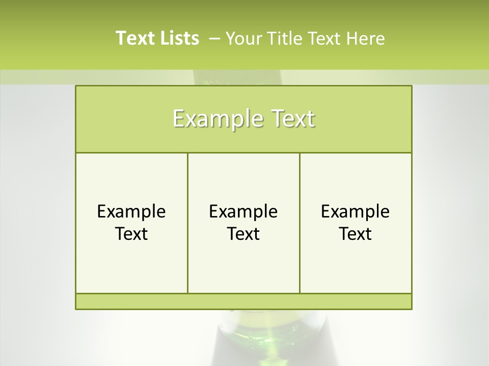 Alcohol Glass Refreshing PowerPoint Template