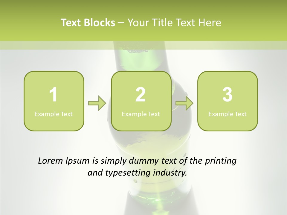 Alcohol Glass Refreshing PowerPoint Template