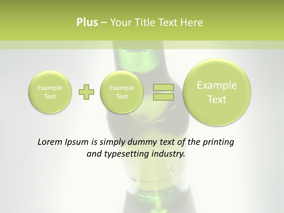 Alcohol Glass Refreshing PowerPoint Template