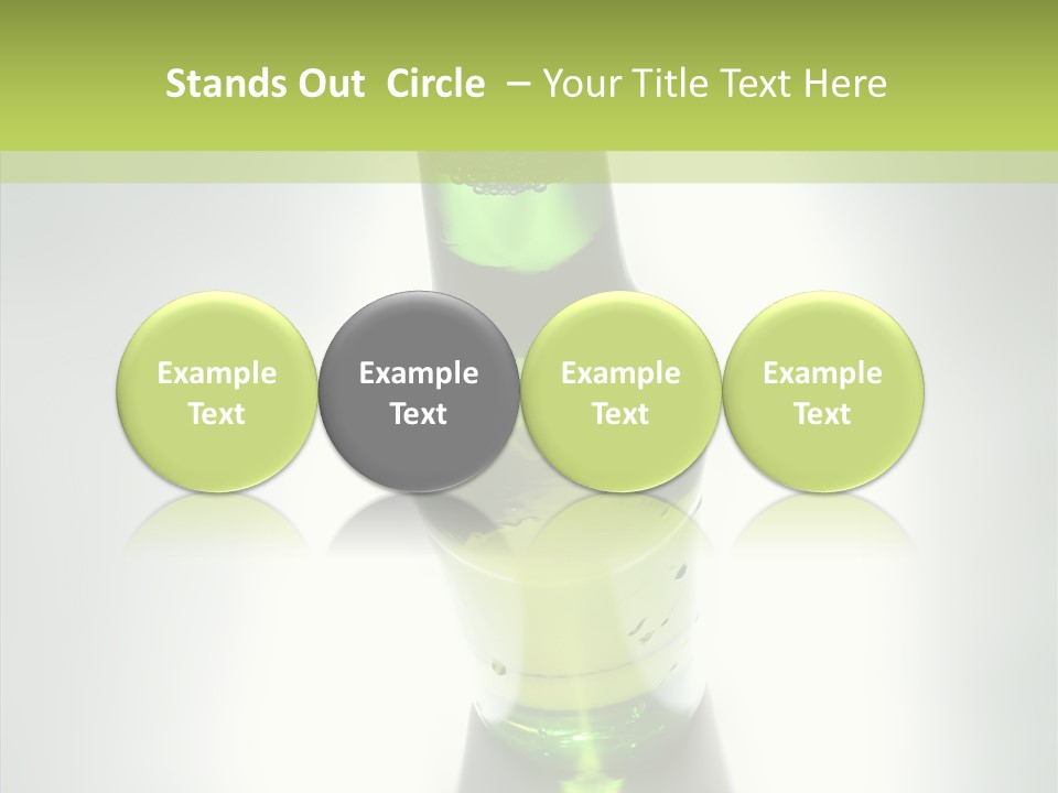 Alcohol Glass Refreshing PowerPoint Template