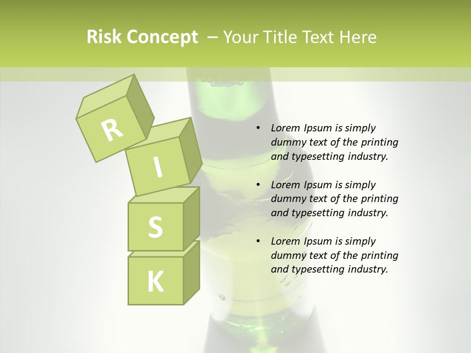 Alcohol Glass Refreshing PowerPoint Template