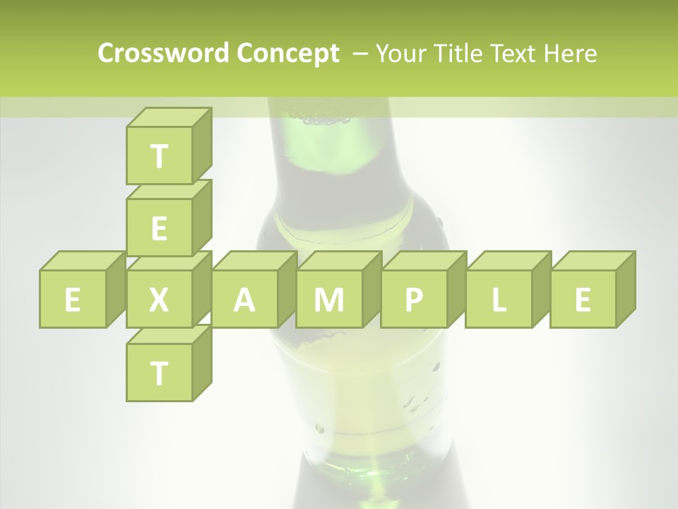 Alcohol Glass Refreshing PowerPoint Template