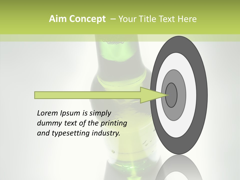 Alcohol Glass Refreshing PowerPoint Template