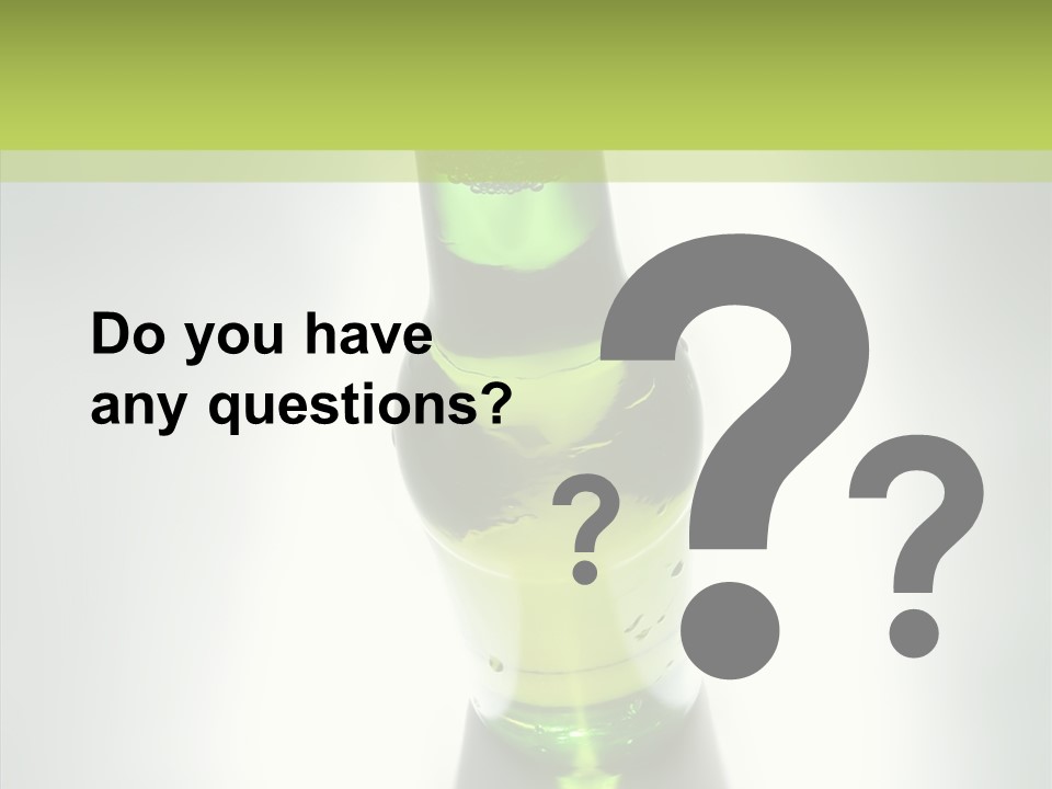 Alcohol Glass Refreshing PowerPoint Template