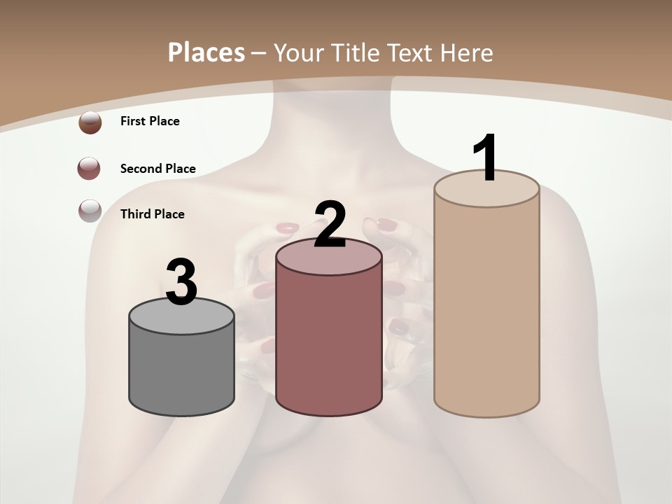 Body Light Girl PowerPoint Template