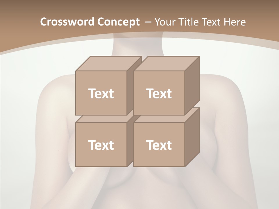 Body Light Girl PowerPoint Template