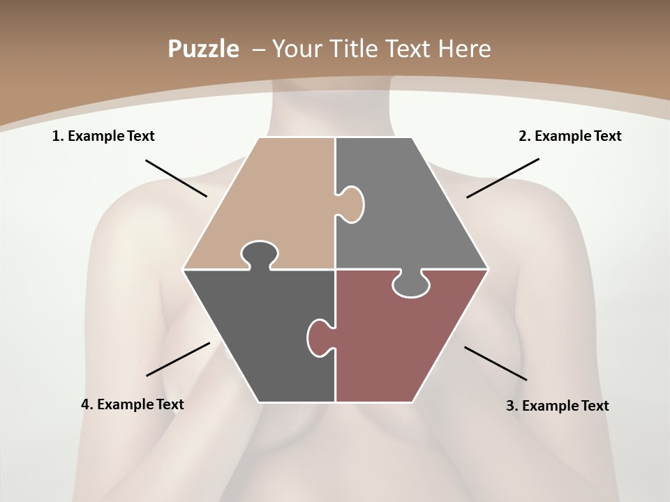 Body Light Girl PowerPoint Template