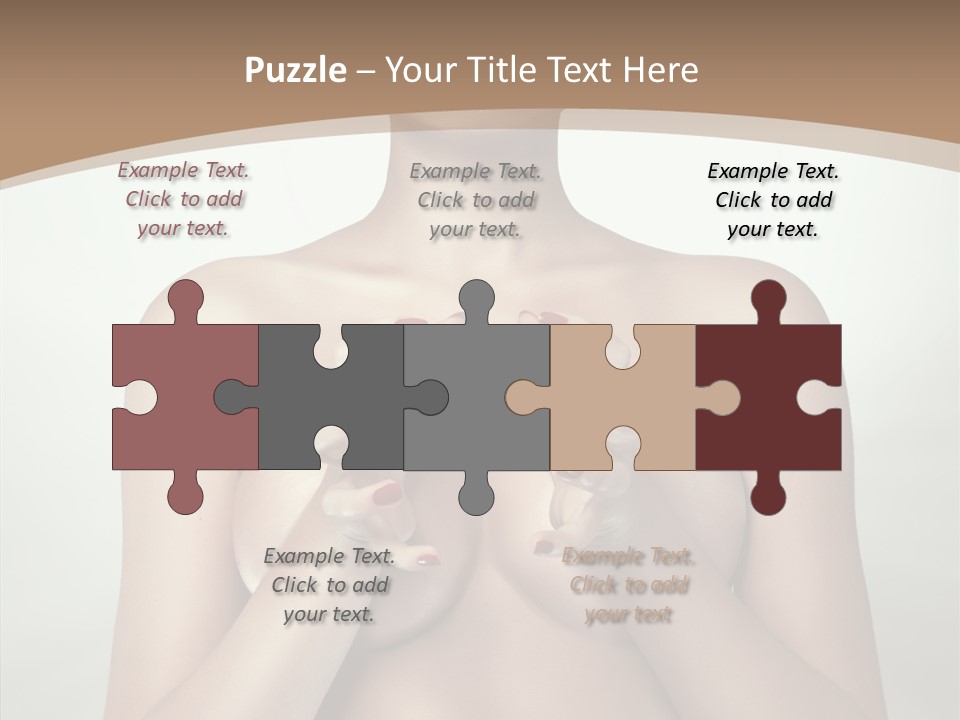 Body Light Girl PowerPoint Template