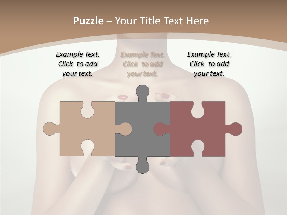 Body Light Girl PowerPoint Template