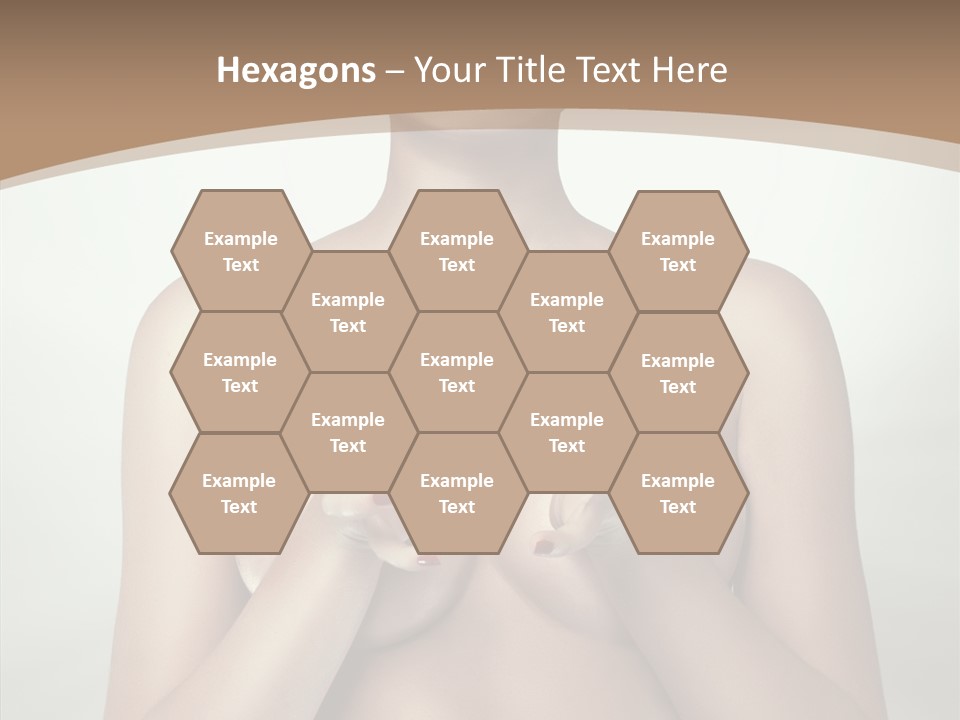 Body Light Girl PowerPoint Template