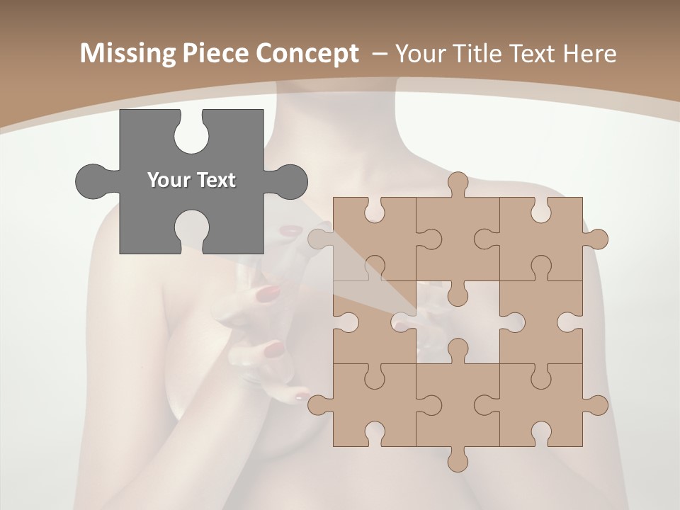 Body Light Girl PowerPoint Template