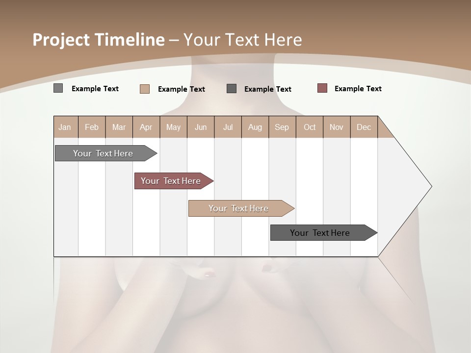 Body Light Girl PowerPoint Template