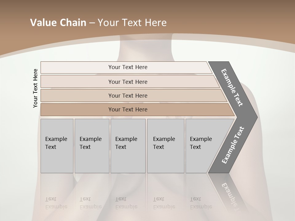 Body Light Girl PowerPoint Template