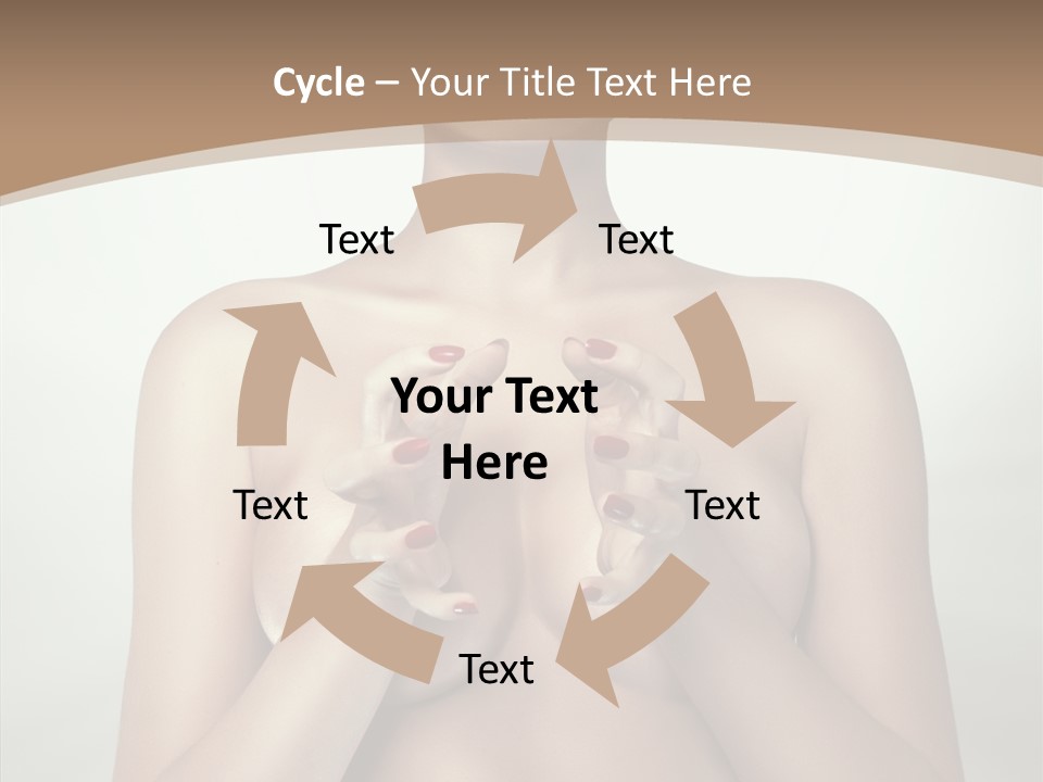 Body Light Girl PowerPoint Template