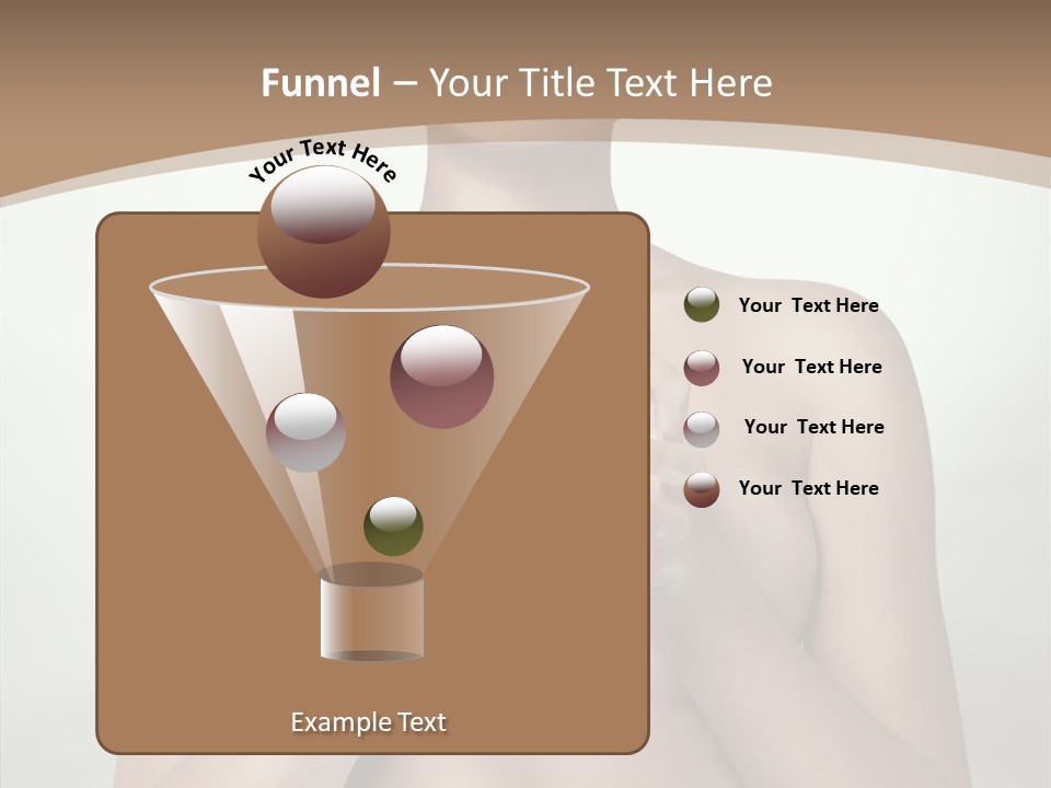 Body Light Girl PowerPoint Template