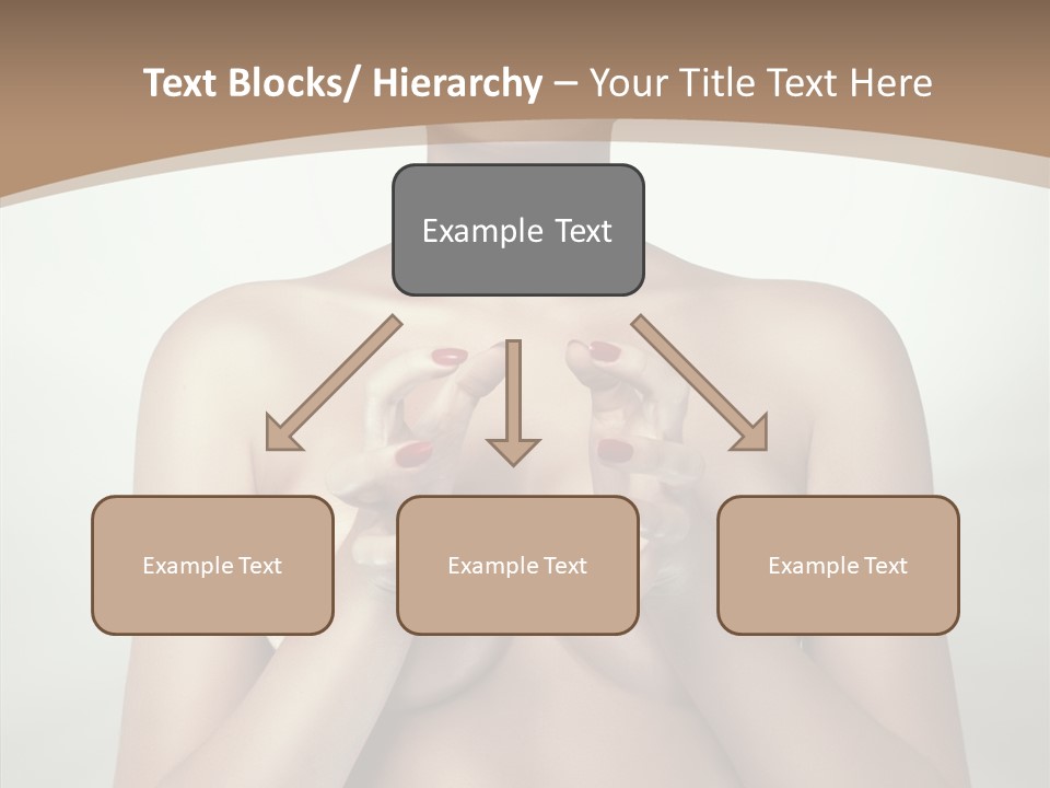 Body Light Girl PowerPoint Template