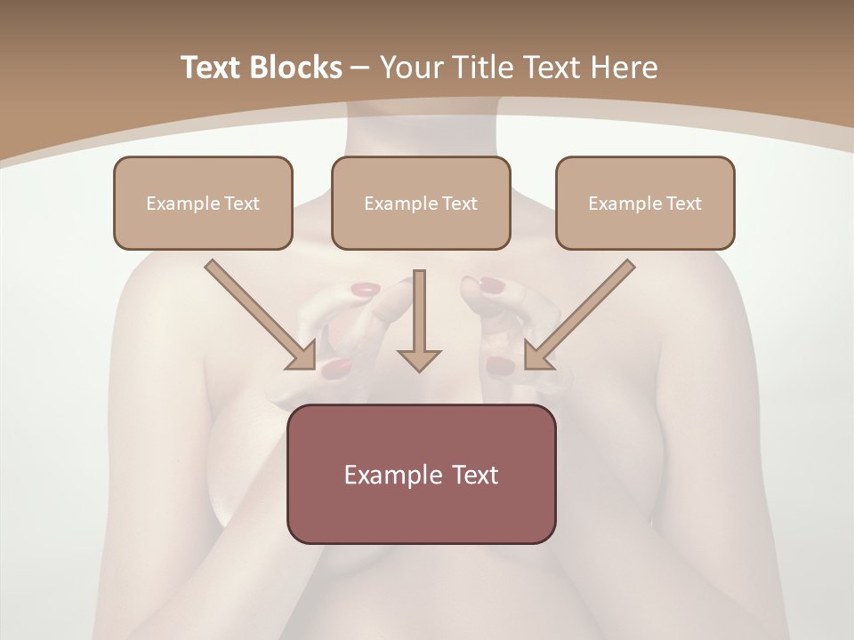 Body Light Girl PowerPoint Template